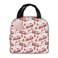 thumbnail image 1 of Fotbe Fire Truck Bolsa Térmica con Estampado y Forro de Aluminio Grueso Bolsa de Almuerzo con Bolsillo Frontal para Hombres y Mujeres, Ideal para Trabajo, Escuela, 1 of 8