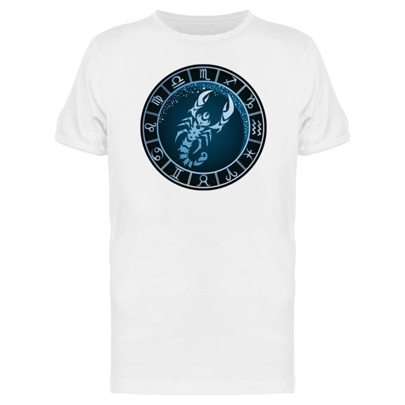 Dark Blue Scorpio Zodiac Tee Men's -Image by Shutterstock