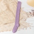 thumbnail image 2 of Sunjoy Tech 1 Pair Japanese Style Thickened Coral Fleece Solid Color Thigh Stockings Autumn Winter Women Warm Over Knee Socks, 2 of 2