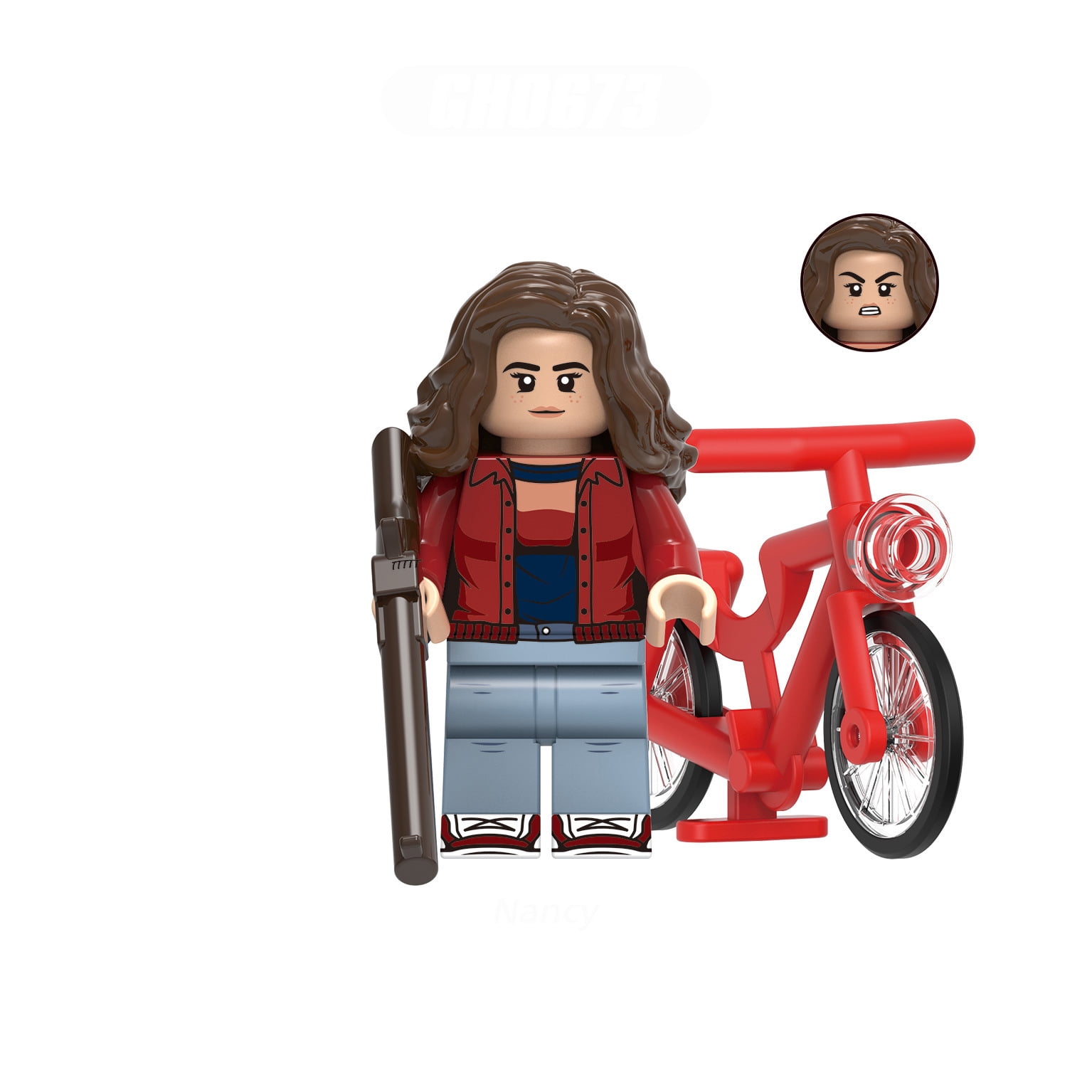 8PCS Minifigures Set Eleven Upside Down Max Hawkins Movies Demogorgon Steve Dustin Mike Will Erica Robin Nancy Building Blocks, Creative Puzzle Toys for Children Christmas Gift Birthday Present