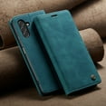 thumbnail image 4 of Dteck Samsung Galaxy A13 5G case Vintage PU Leather Wallet Case TPU Bumper [Card Slots] [Hands-Free Kickstand] [Magnetic Closure] Shockproof Flip Folio Case for Samsung Galaxy A13 5G,Blue, 4 of 8