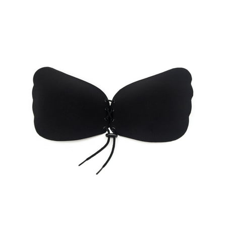 

SAYFUT Strapless Bra Push up Reusable Silicone Women Self Adhesive Sticky Backless Dresses and Wedding Bra