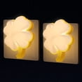 thumbnail image 1 of Luz de noche con toma de corriente eléctrica, 2 lámparas, lámpara de noche portátil para habitación infantil, luz de noche automática para lactancia, lámpara de pared LED para escaleras C, 1 of 5