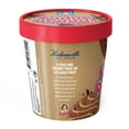 Little Debbie Fudge Rounds Ice Cream, Fudge Crème with Fudgy Chocolatey Cookie Pint, 16 oz