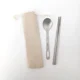 thumbnail image 3 of Juego de vajilla de titanio puro para el hogar, cuchillo esmerilado y tenedor, cuchara, palillos, viaje, Camping, juego de cuchillo y tenedor portátil, 3 of 5