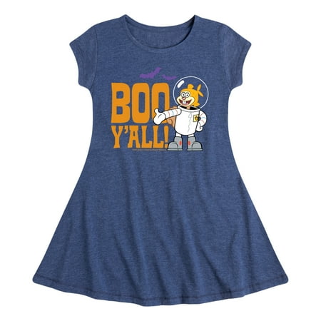 

SpongeBob SquarePants - Sandy Boo Y all - Toddler And Youth Girls Fit And Flare Dress