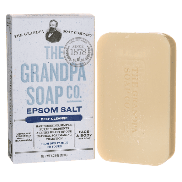 Jabón de barra de sal de Epsom del abuelo (1x4.25 OZ)