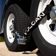 VULCAN Security Chain and Lock Kit - 3/8 inch x 3 foot (+/-2 inches) - Cannot Be Cut With Hand Tools