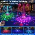 thumbnail image 3 of Altavoz Bluetooth para piscina KingSom 3 en 1 con fuente de luz, 3 of 8