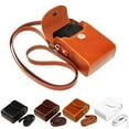thumbnail image 2 of Leather Camera Bag with Shoulder Strap in Multiple Colors for Photographers, 2 of 7