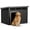 Black, variant on Joxxoaa Large Dog House Outdoor for Indoor with Weatherproof & Removable Roof,Fits Small to Large (Black)