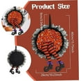thumbnail image 2 of Halloween Witch Legs Wreath for Front Door Hanging Wreath Home Decor Party Props Ornaments Decoration(Orange), 2 of 9