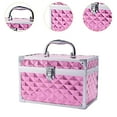 thumbnail image 6 of Kuntesetty Makeup Case Nail Art Storage Vanity Case Sturdy Multifunction Makeup Storage Box Pink, 6 of 9