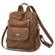 thumbnail image 1 of Mochila ROOSALANCE para mujer pequeña de piel color caramelo, 1 of 8