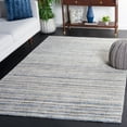 thumbnail image 2 of SAFAVIEH Mirage Toby Solid Area Rug, Ivory/Blue, 6' x 6' Square, 2 of 8