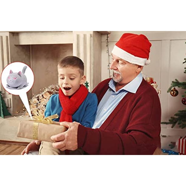 Lot 3 Balles Anti-Stress Mignonnes Chat - Jouet Sensoriel Enfants Adultes Soulagement Stress