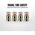 thumbnail image 2 of 4PCS Car Tire Pressure Monitor Valve Stem Caps, 3 Color Tire Pressure Alert Caps, Air Alert Tire Valve Cap (2.4bar 36 Psi), Easy to Read Air Pressure Gauge Caps for Most Cars & Vehicles, 2 of 7