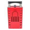 thumbnail image 1 of Stainless Steel Lockout Tagout Kit with Nylon Handle, 14-Padlock Capacity, OSHA-Compliant Energy Isolation Safety Box with Key Slots and Security Guard Design, 1 of 6