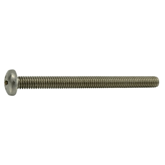 5/16"-18 x 4" 18-8 Stainless Phillips Pan Head Machine Screws (5 pcs.)