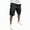 Black, variant on Bcfgryg Male Casual Solid Trousers Pant Cargo Pocket Slim Pant Drawstring Shorts Summer Shorts Men's Casual Shorts Khaki Shorts Men Khaki XL