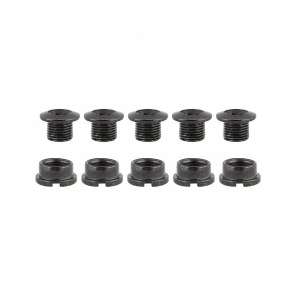 Origin8 Alloy Single Speed Chainring Bolts M8x6mm Bolt / M8x4mm Nut MX/Single