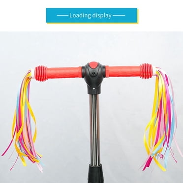 Super Cute Bike Tassels: Pom Pom Streamers For Handlebars - Perfect For Cruisers, Beach Cruisers & Girls' Bikes! (Pink, White, Purple, Or Chrome)