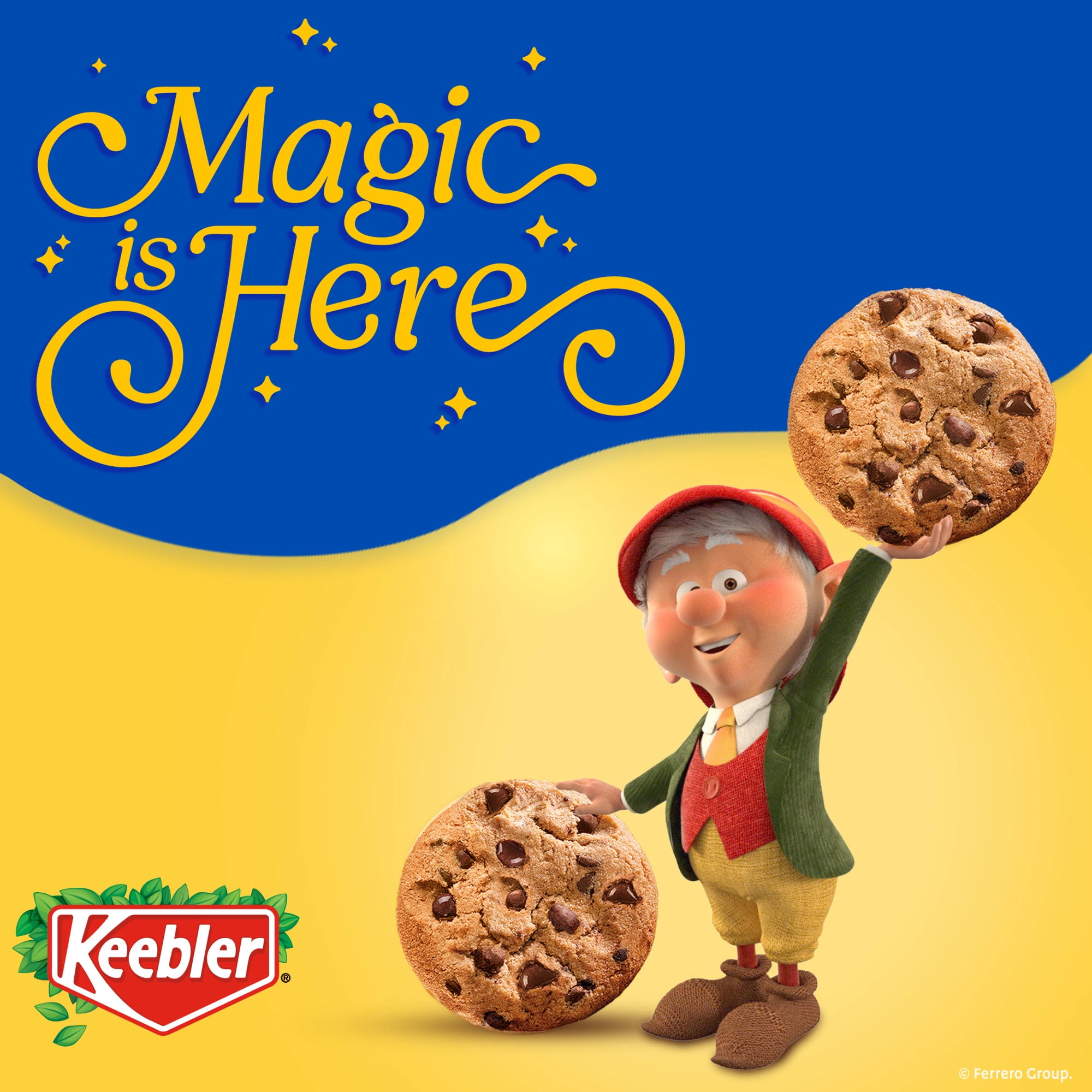 (4 pack) Keebler Chips Deluxe, Chips & Chunks Cookies, Chocolate Chip Cookies, 11.2 oz