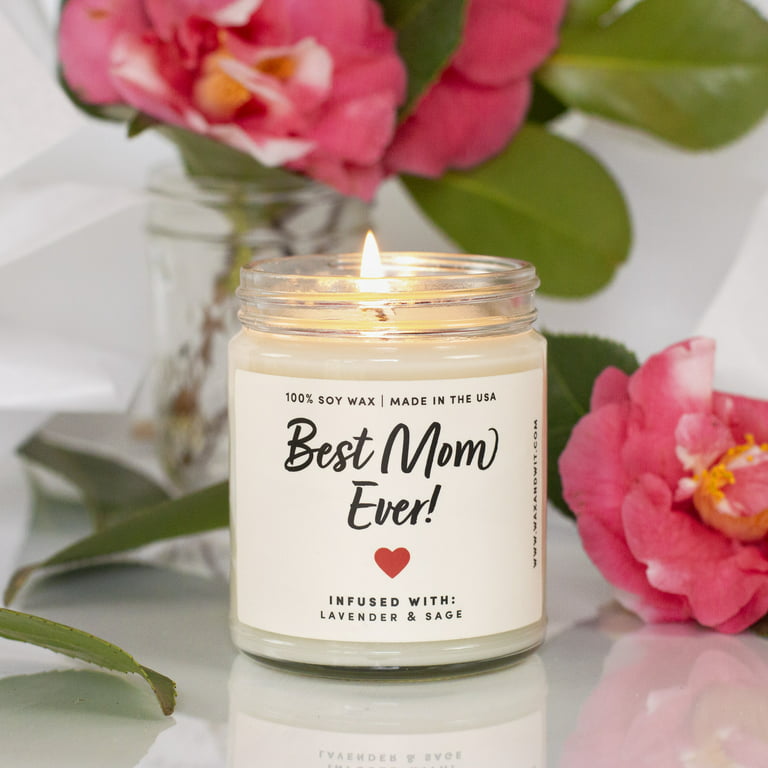  Mom Candle Rose Scented Candles for Women, Best Mom