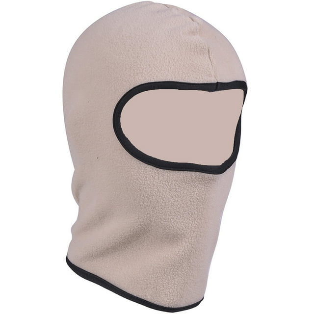Generic Kids' Winter Warm Balaclava for Outdoor Activities - Beige, Polyester Fleece, Lightweight & Comfortable