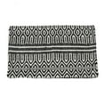 thumbnail image 6 of Chanasya Jacquard Cotton Black and White Natural Stripe Pattern Lumbar Throw Pillow Cover - Modern Home Décor for Bed, Couch, Patio and Outdoor (12x20 Inches), 6 of 6