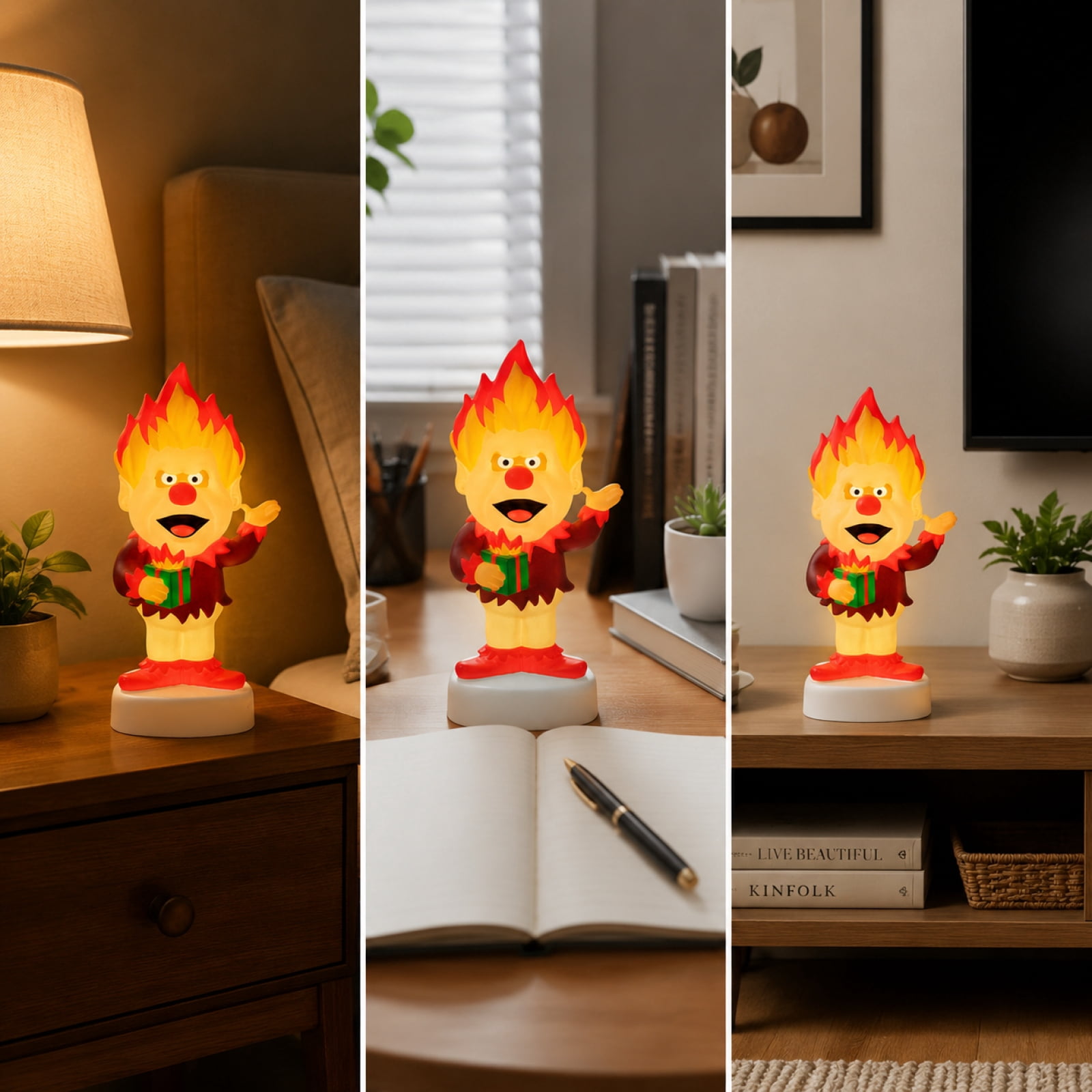 Christmas Heat Miser Blow Mold Outdoor Decor-Mini