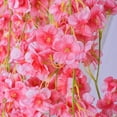 thumbnail image 5 of Clearance! Liulin 1Pcs Artificial Cherry Blossom Flower Vines, Artificial Cherry Garland Decoration Hanging Flowers, Outdoors Hanging Silk Flowers Vines for Home Wedding Wall Garden Decor, 70.9 Inch, 5 of 8