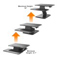 thumbnail image 4 of Boost Industries STS-DR25P 25" Sit to Stand Pedestal Desk Riser (Black), 4 of 9