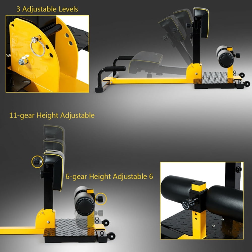 YYAo Adjustable Weight Bench,Workout Bench Press, Exercise Training Bench,8-in-1 Multifunctional Home Gym Squat Fitness Equipment