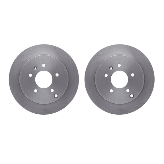 Dynamic Friction Company Rear Brake Rotors 6002-47059