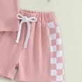 thumbnail image 4 of HCNTES Toddler Baby Girls 2 Piece Outfits Girl Summer Clothes Kids Sport T Shirts and Shorts Kid Outfit Sets For 0-24 Months 2t 3t 4t 5t 6t 7t 8t 9t Kid Short, 6-12 Months, 4 of 6