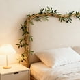 thumbnail image 5 of 2026 New 1.7M Faux Olive Leaf Rattan Wall Decor - Greenery for Bedroom/Living Room/Cafe/Wedding/Photo Studio/Restaurant, 5 of 5