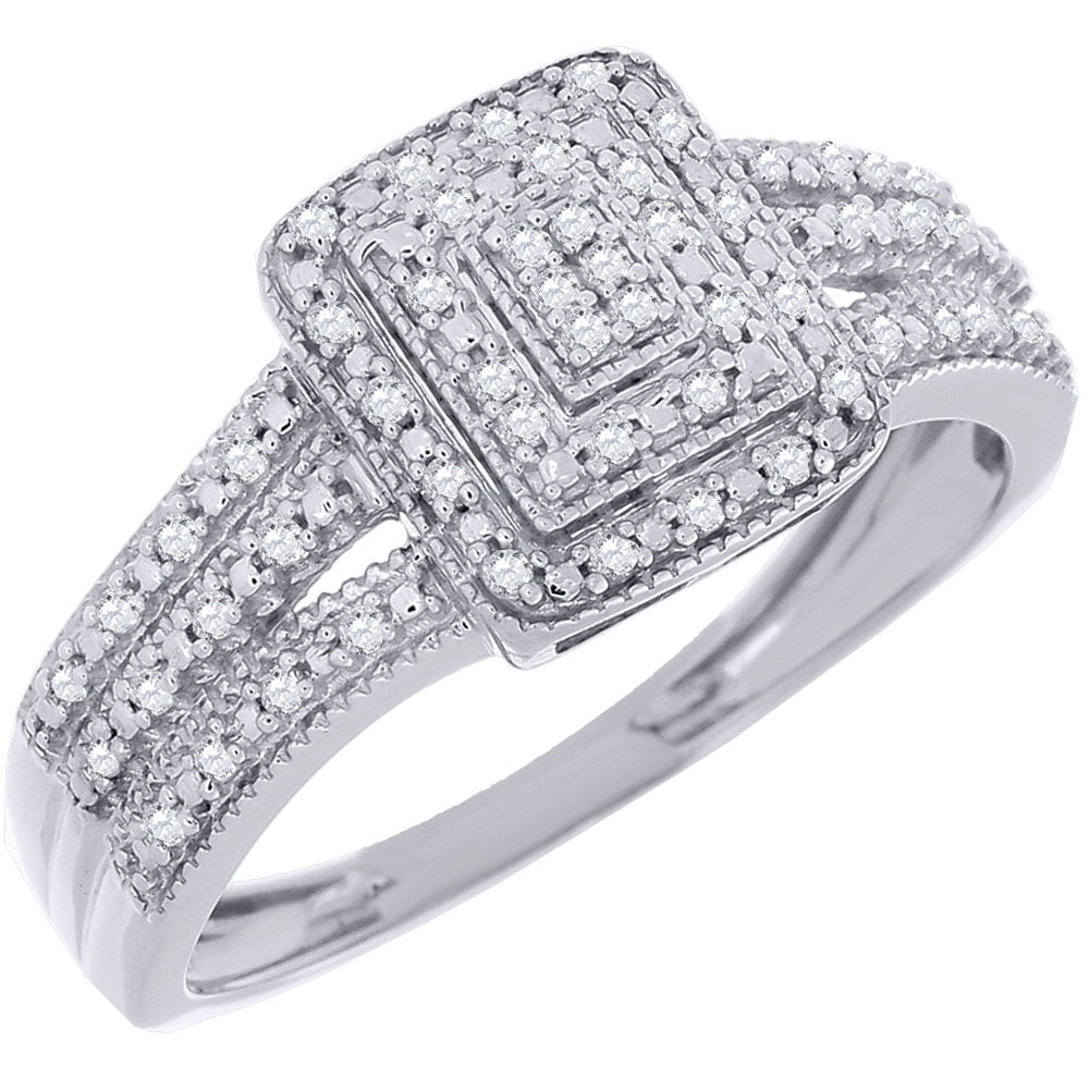 Jewelry For Less Diamond Engagement Wedding Ring 10K