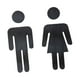 thumbnail image 5 of Señalización para baños de hombres y mujeres, letreros para baños, placa liviana, letrero de dirección para inodoro, letreros para puertas de baños, 5 of 9