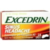 Excedrin Sinus Headache Caplets 24 Caplets (Pack of 4)