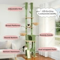 PAWZ Road Cactus Cat Tree Condo Floor to Ceiling 85112" Climbing