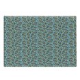 thumbnail image 1 of Leaves Cutting Board, Foliage Pattern with Retro Inspirations Plant Silhouettes Design Spring Theme, Decorative Tempered Glass Cutting and Serving Board, Large Size, Taupe Blue Green, by Ambesonne, 1 of 1