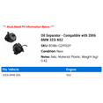 thumbnail image 2 of Oil Separator - Compatible with 2006 BMW 325i N52, 2 of 2
