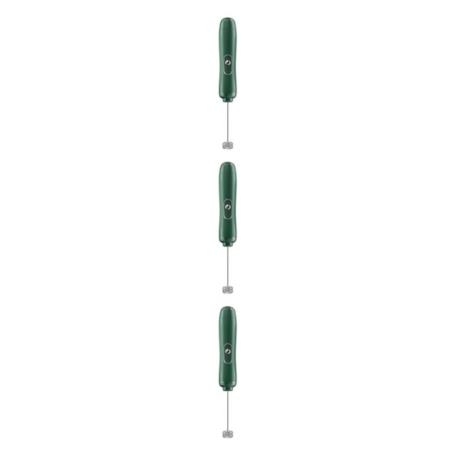 Kearding Espumador de leche eléctrico ABS, Control de botón alimentado por de mano, lavable, 14000RPM, batidor de mantequilla, batidor de Type1 NO1