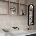 thumbnail image 5 of Easy4Home 10Pcs 3D Peel and Stick Backsplash 11.4"x9" Self-Adhesive Wall Tile for Kitchen Bathroom, Marble White, 5 of 6
