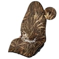 thumbnail image 4 of KUIFORTI Brown Camo Car Seat Cover Protector Front Seats Car Sport Towel Seat Cushion Elastic for Gym,Workout,Beach,Hiking,Running Swimming, 4 of 7