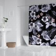 thumbnail image 2 of Waterproof Beautiful Colorful Floral Shower Curtain 72x72 Inch Boho Style Polyester Unique Shower Curtain for Bathroom Hotel Home Decor with 12 Plastic Hooks, 2 of 5