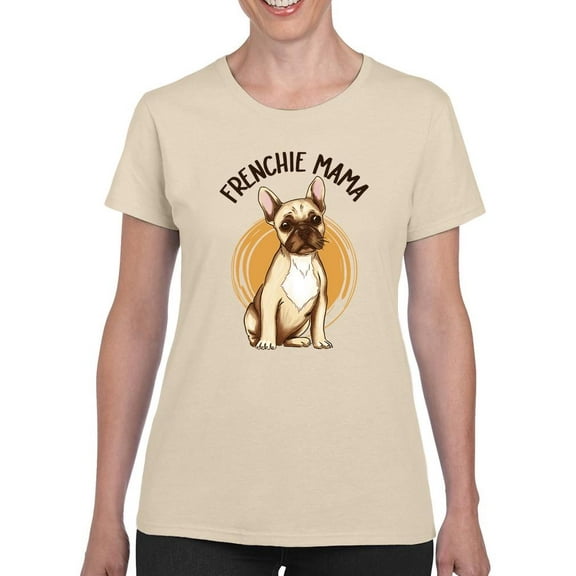 Frenchie Mama. T-Shirt Women -Smartprints Designs, Female XX-Large