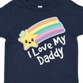 thumbnail image 4 of Inktastic I Love My Daddy Boys Girls Star Rainbow Boys or Girls Toddler T-Shirt, 4 of 5