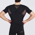 thumbnail image 6 of Wancir Men's Sheer Compression Shirt Short Sleeve Muscle Support & Breathable for Gym/Daily Wear, 6 of 6
